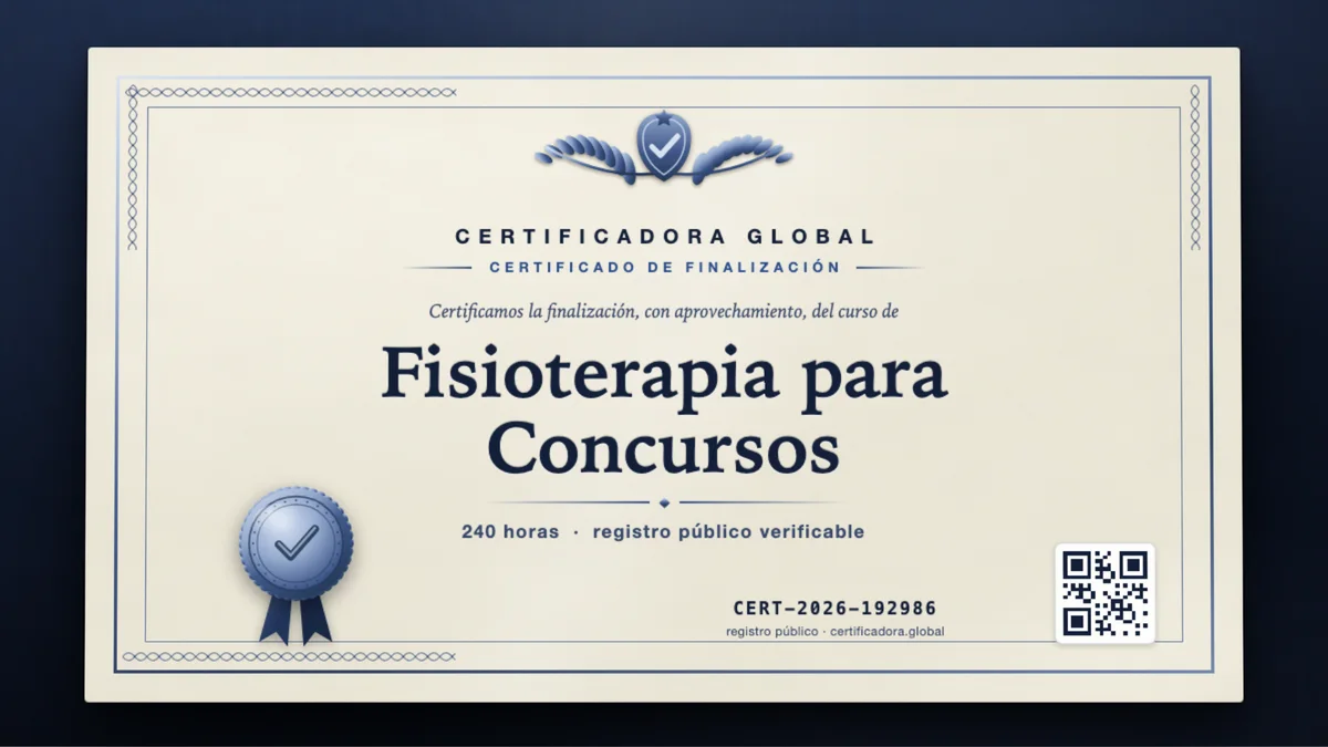 Portada del curso Fisioterapia para Concursos