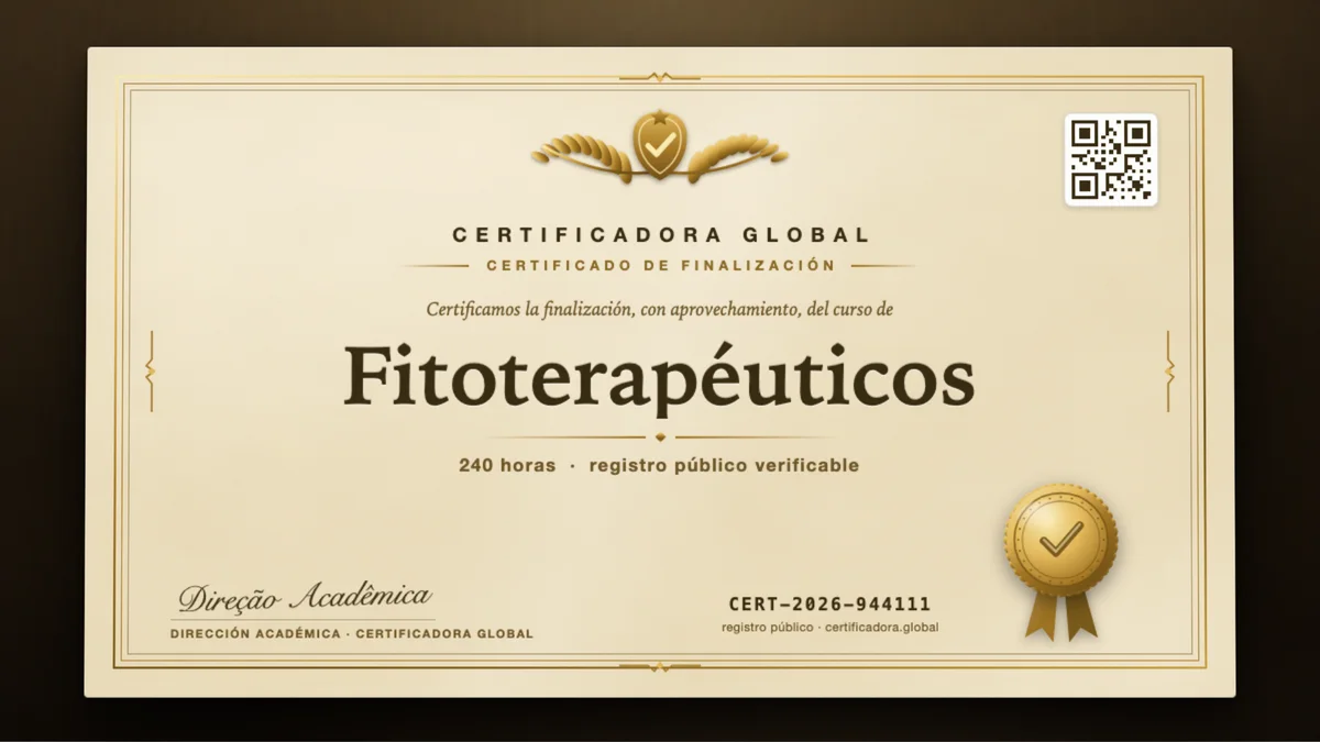 Portada del curso Fitoterapéuticos