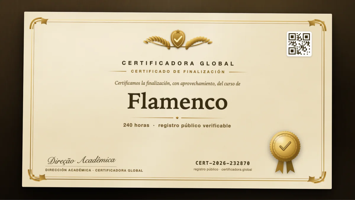 Portada del curso Flamenco