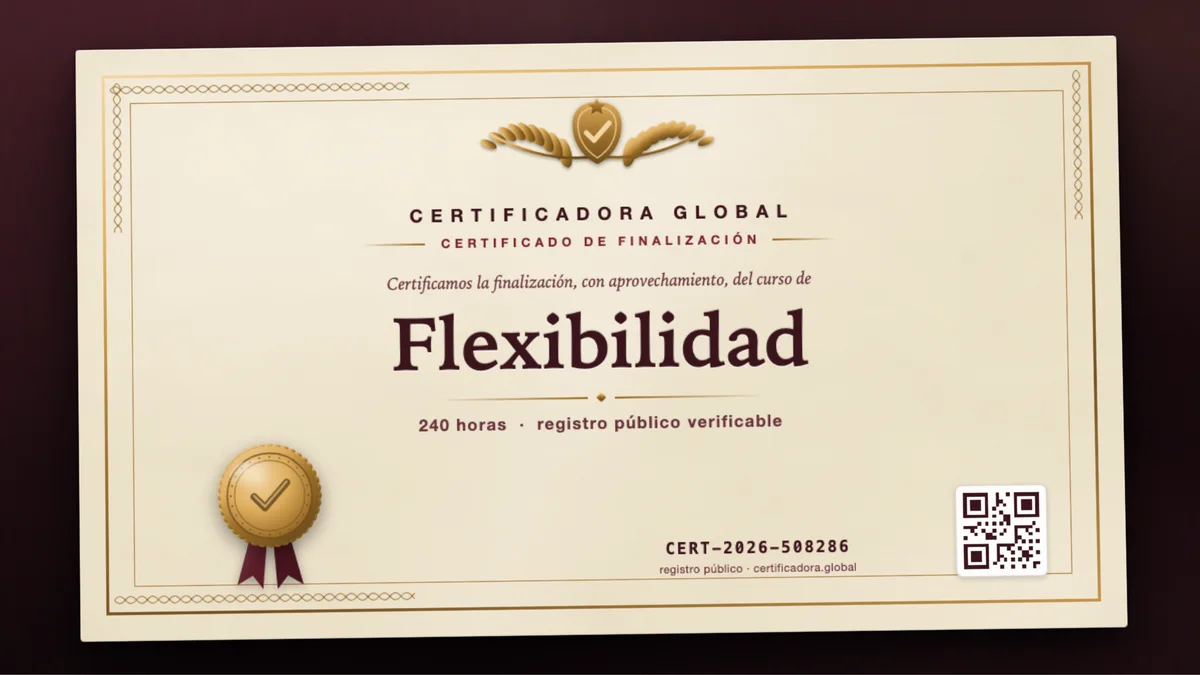 Portada del curso Flexibilidad