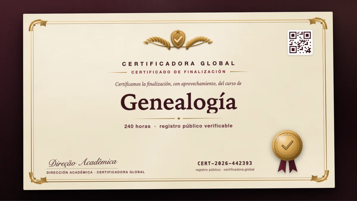Portada del curso Genealogía
