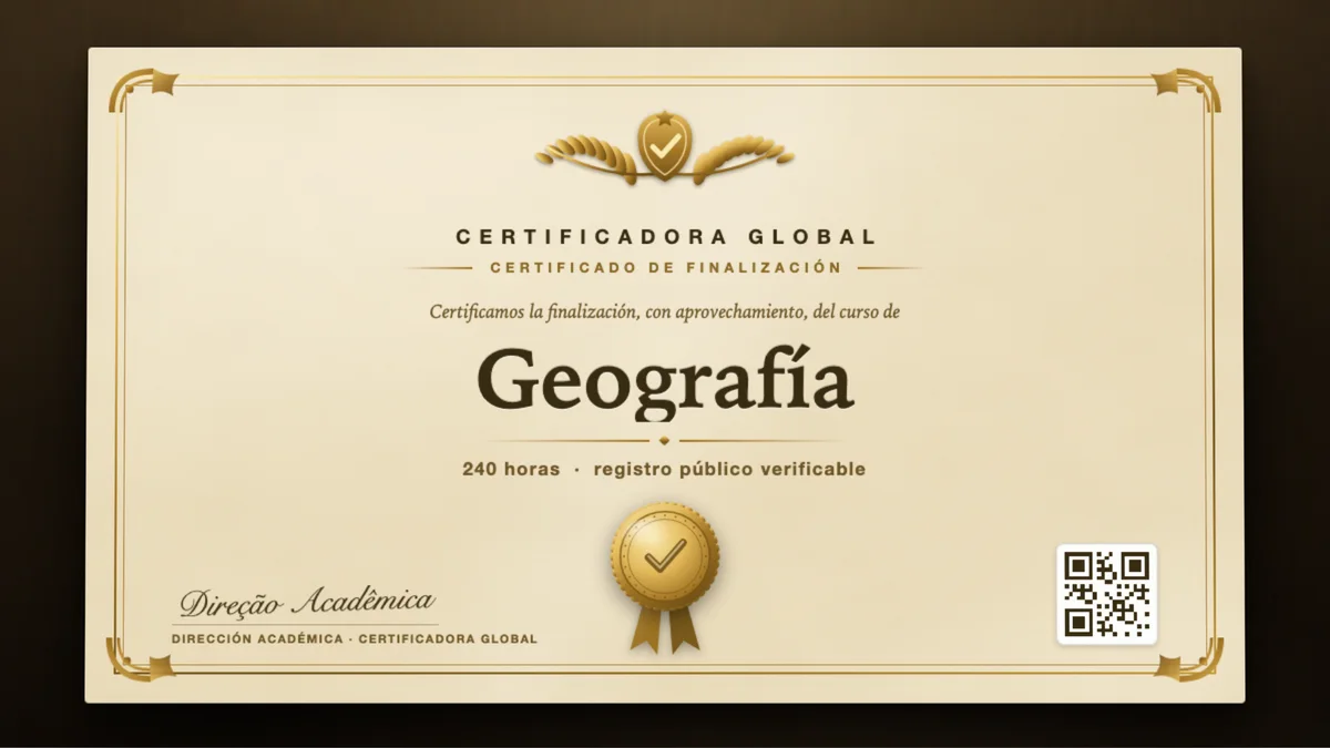 Portada del curso Geografía