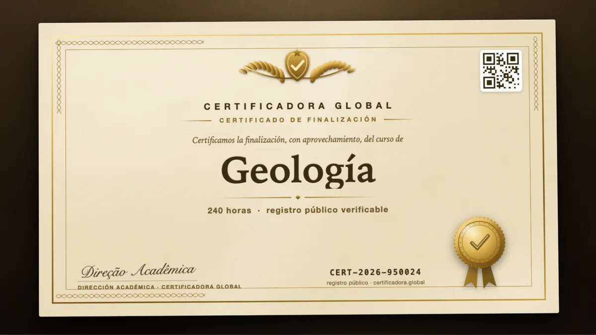 Portada del curso Geología