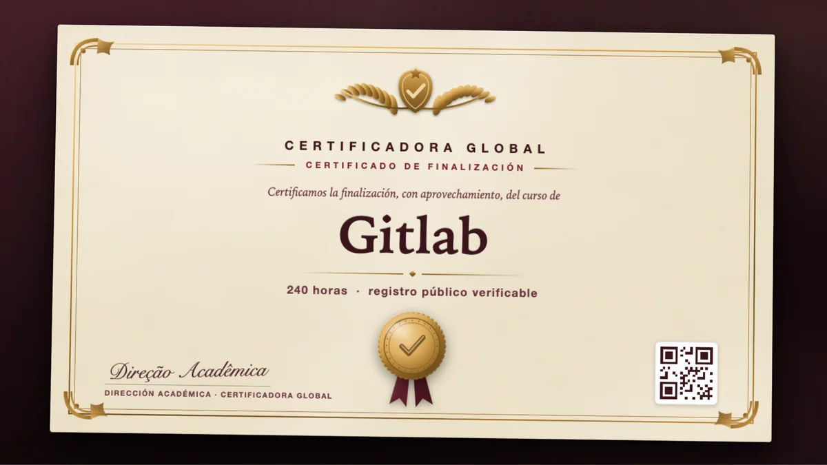 Portada del curso Gitlab