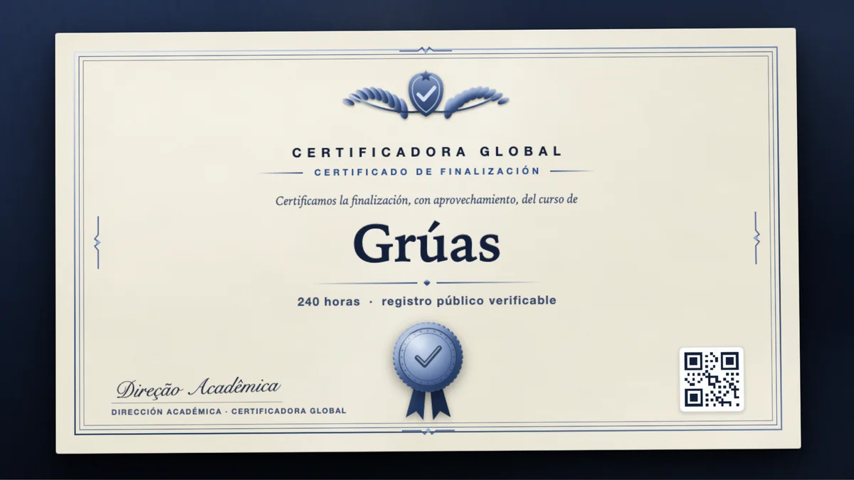 Portada del curso Grúas