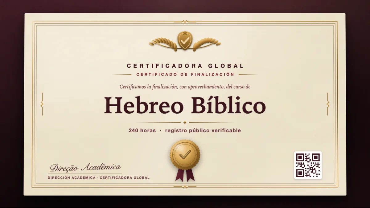 Portada del curso Hebreo Bíblico