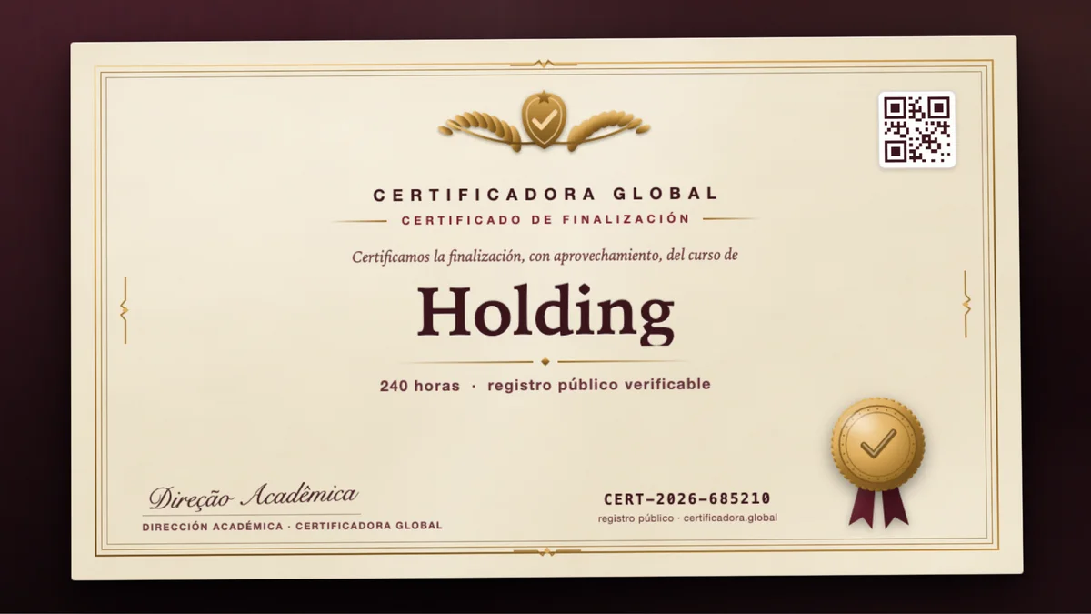 Portada del curso Holding