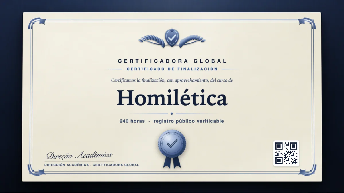 Portada del curso Homilética