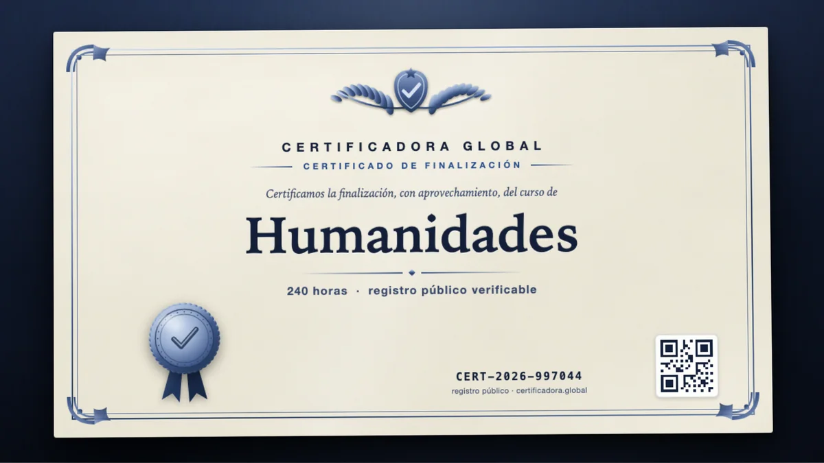 Portada del curso Humanidades