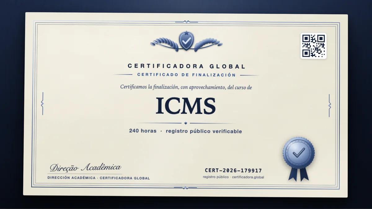 Portada del curso ICMS