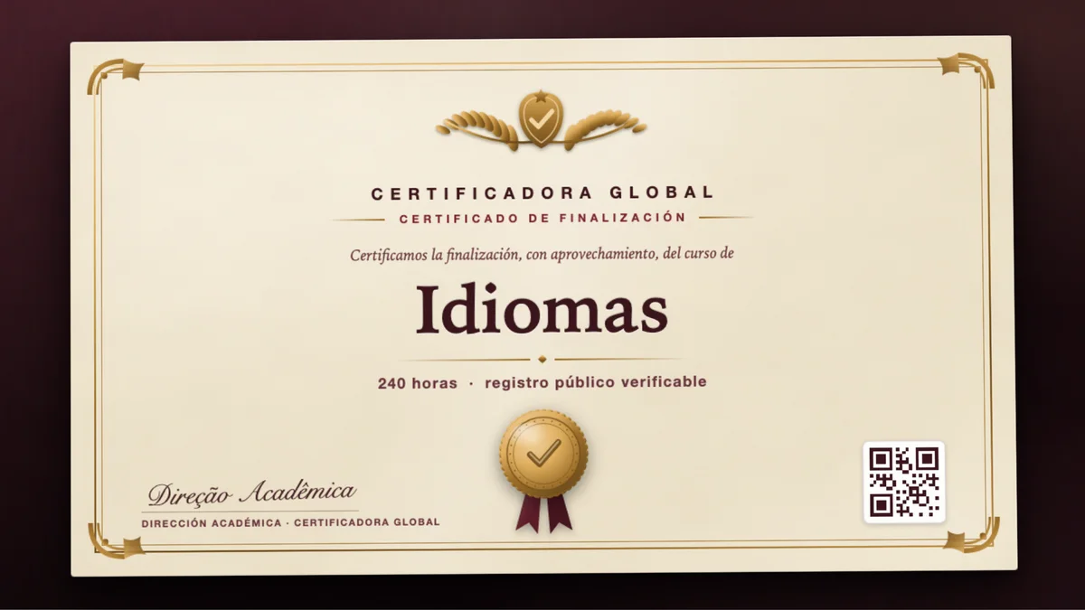 Portada del curso Idiomas