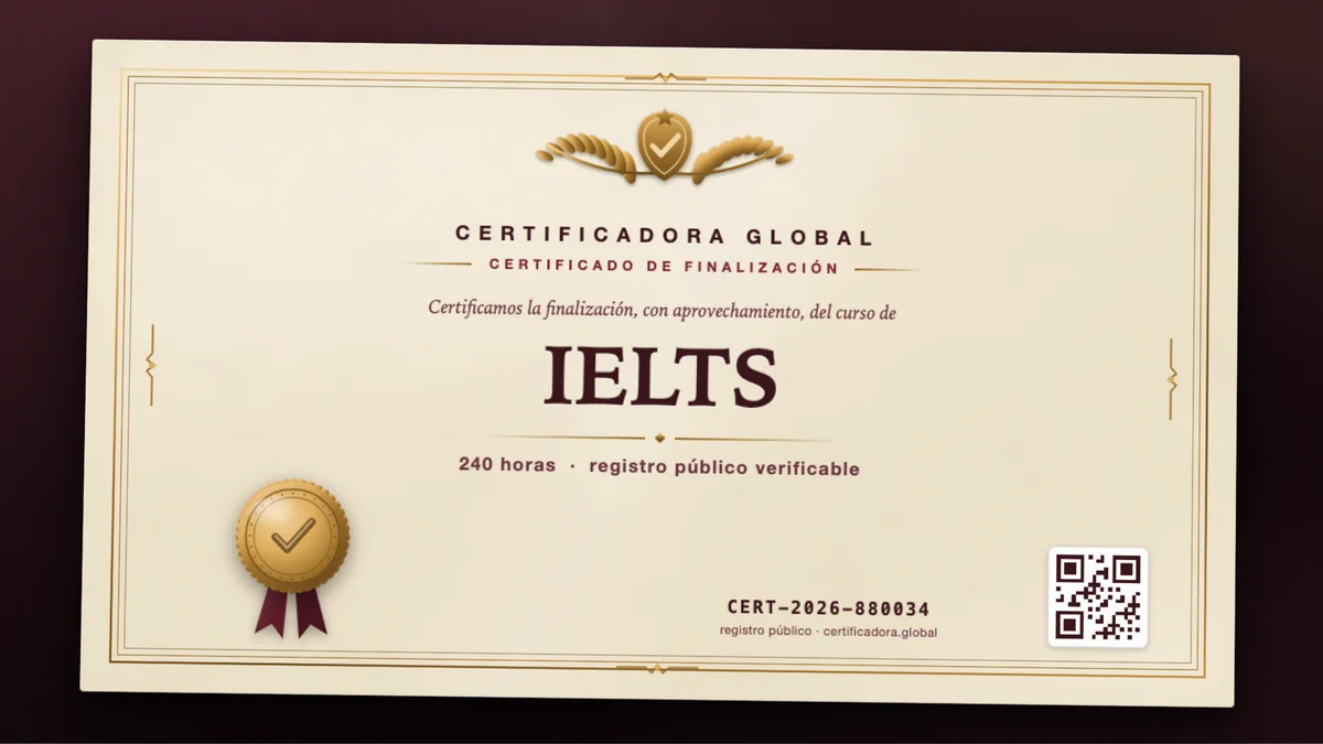 Portada del curso IELTS