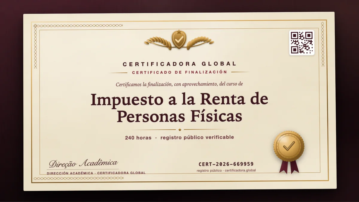 Portada del curso Impuesto a la Renta de Personas Físicas