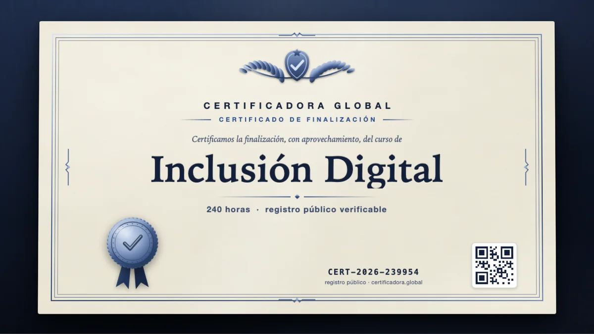 Portada del curso Inclusión Digital