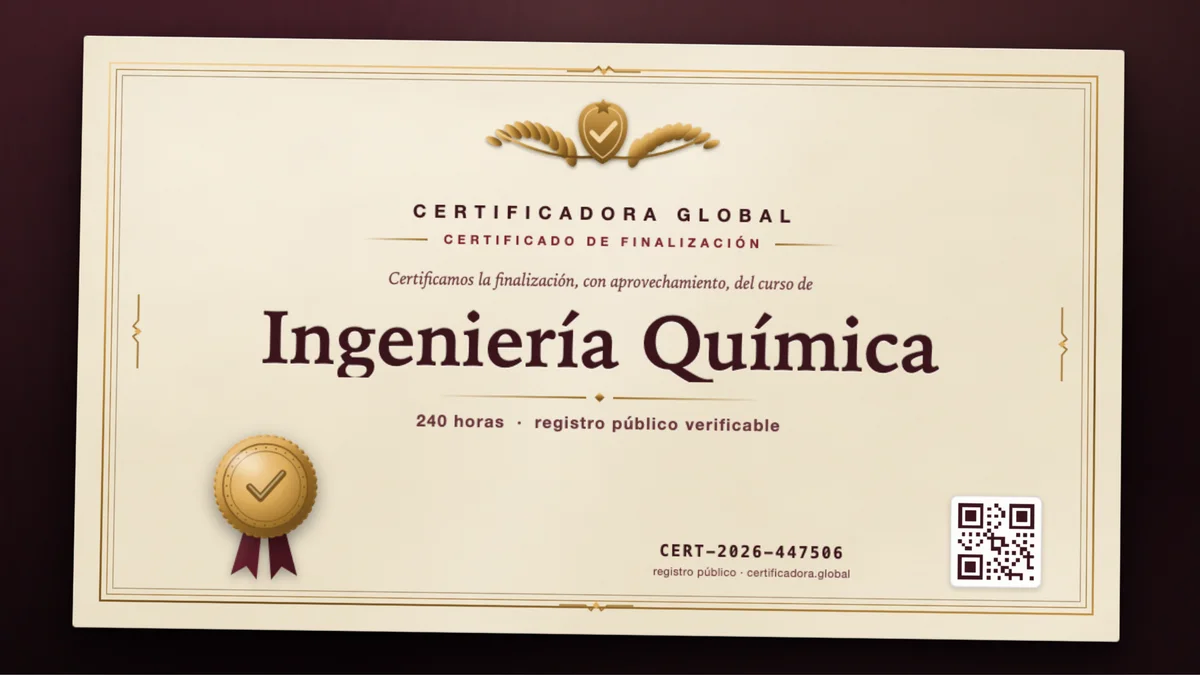 Portada del curso Ingeniería Química
