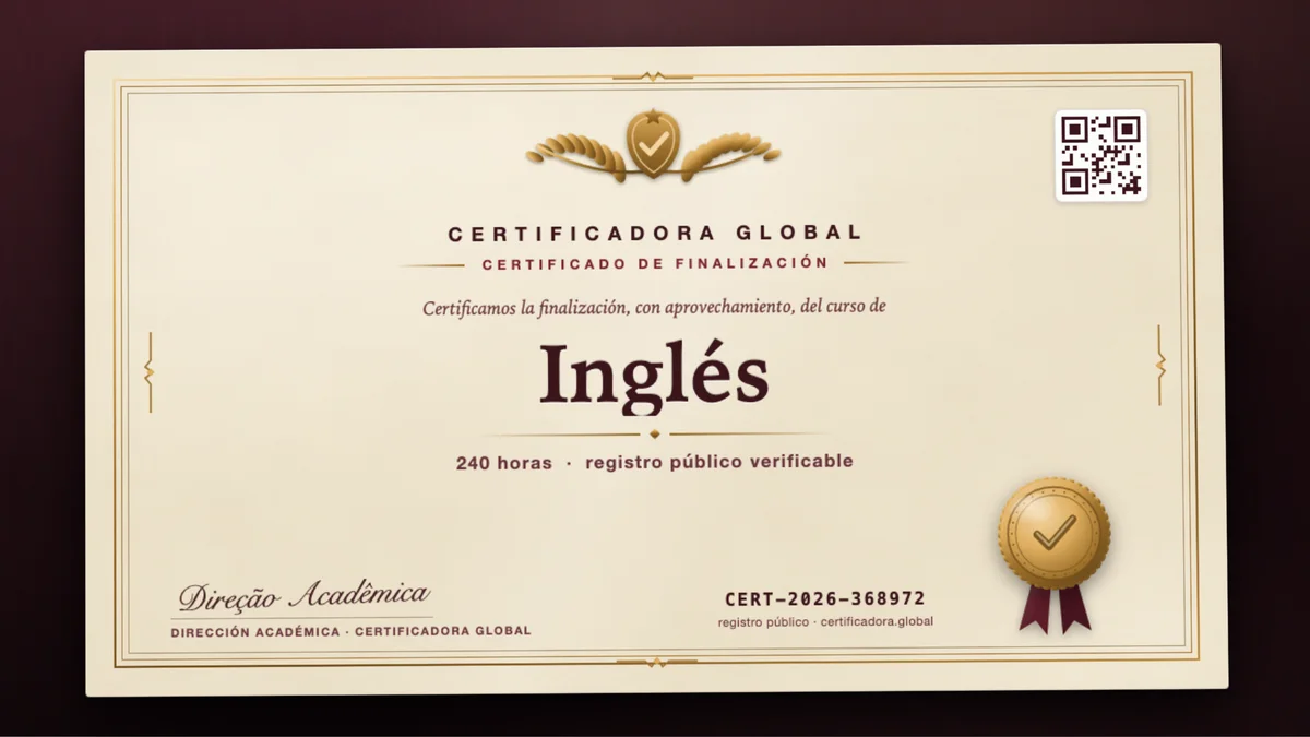 Portada del curso Inglés