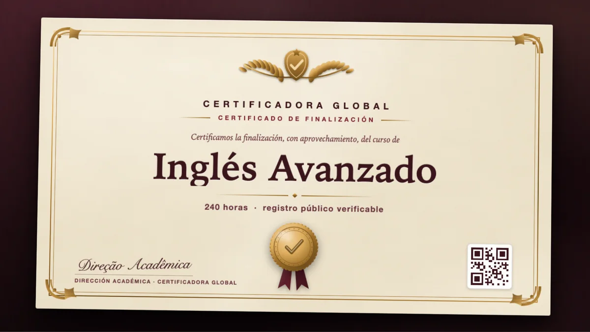 Portada del curso Inglés Avanzado