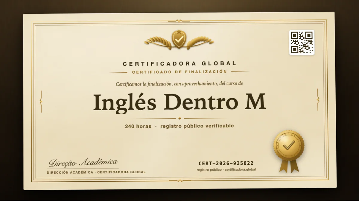 Portada del curso Inglés Dentro M