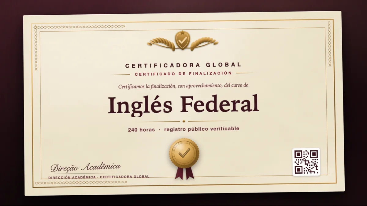 Portada del curso Inglés Federal