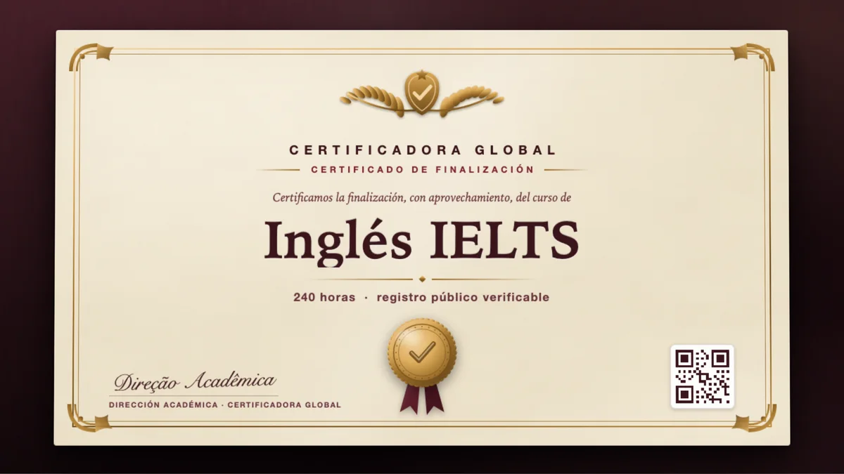 Portada del curso Inglés IELTS