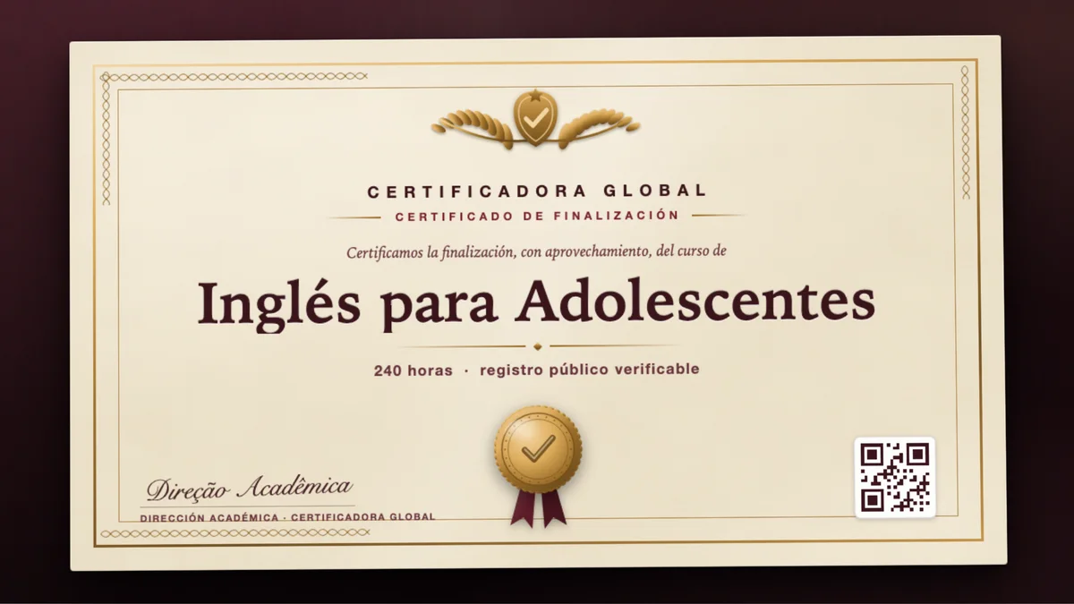 Portada del curso Inglés para Adolescentes