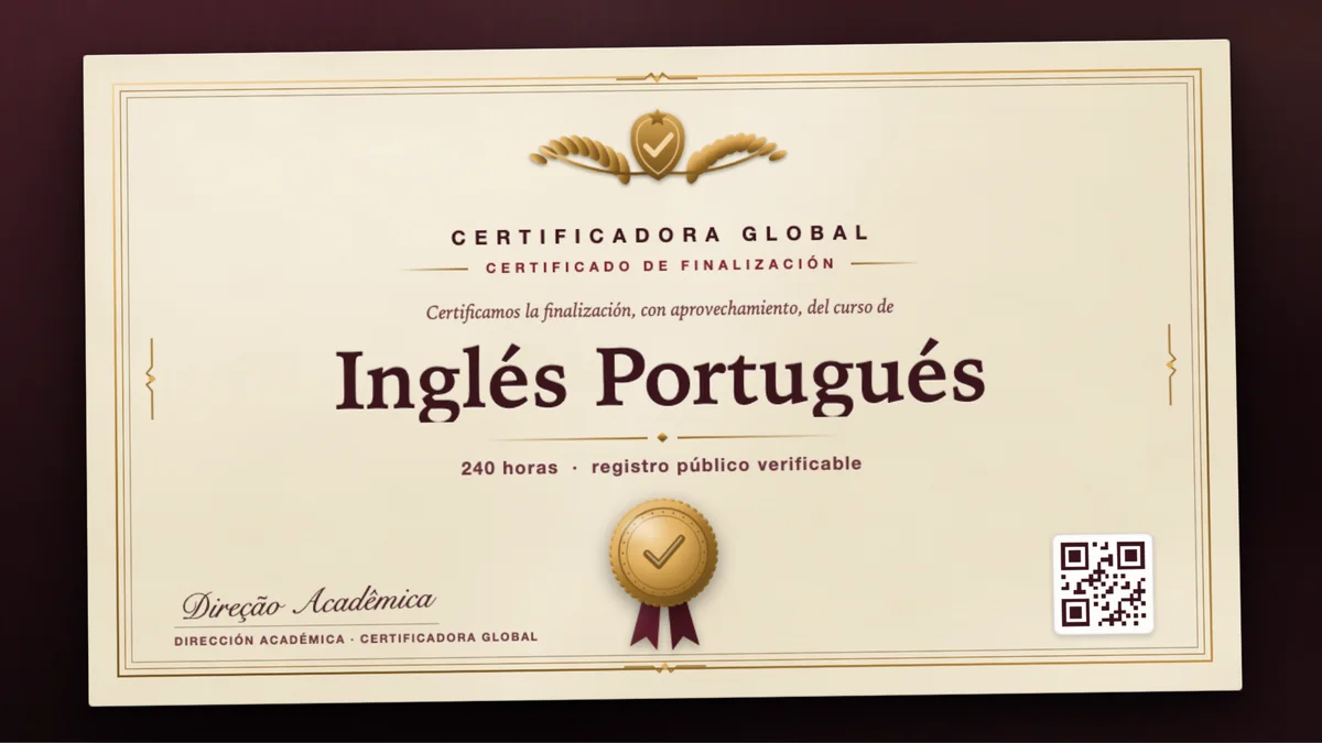 Portada del curso Inglés Portugués