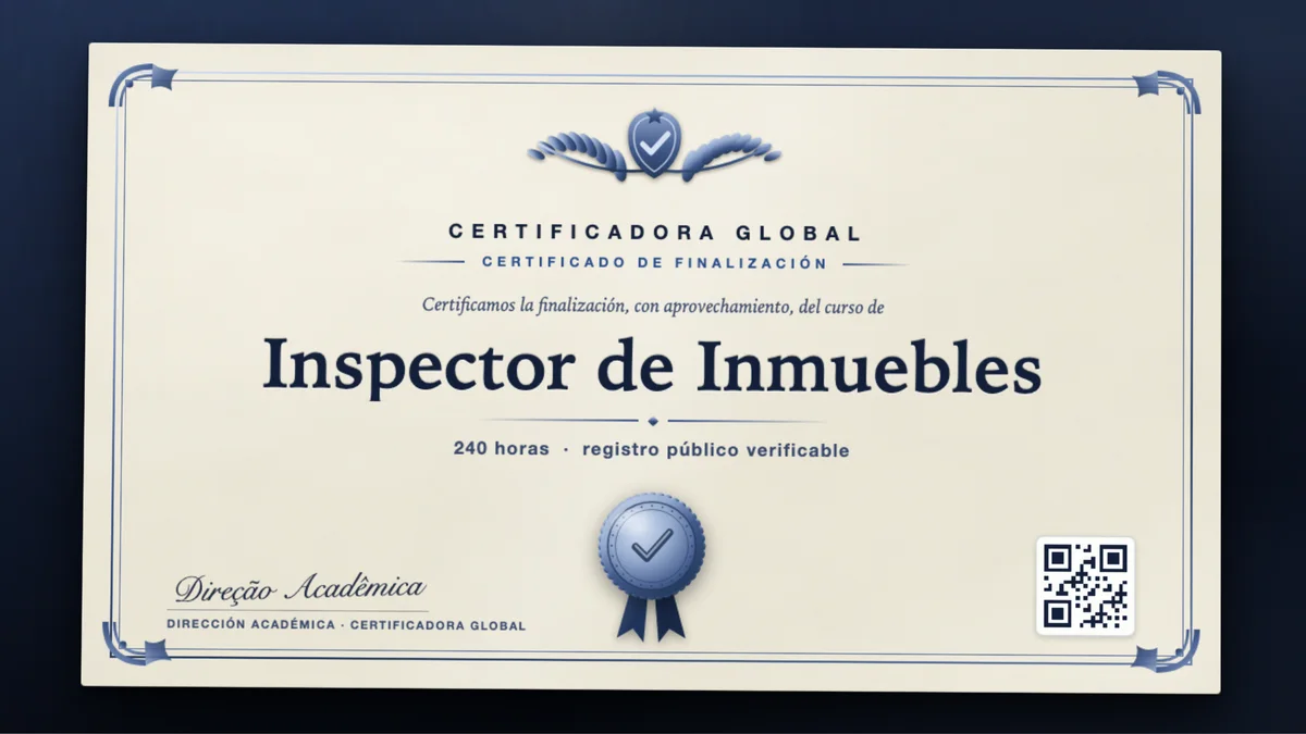 Portada del curso Inspector de Inmuebles
