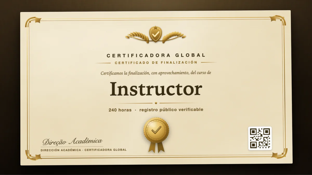 Portada del curso Instructor