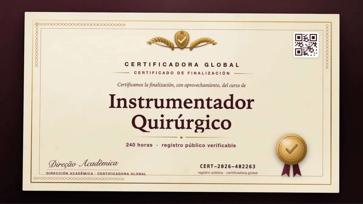 Portada del curso Instrumentador Quirúrgico