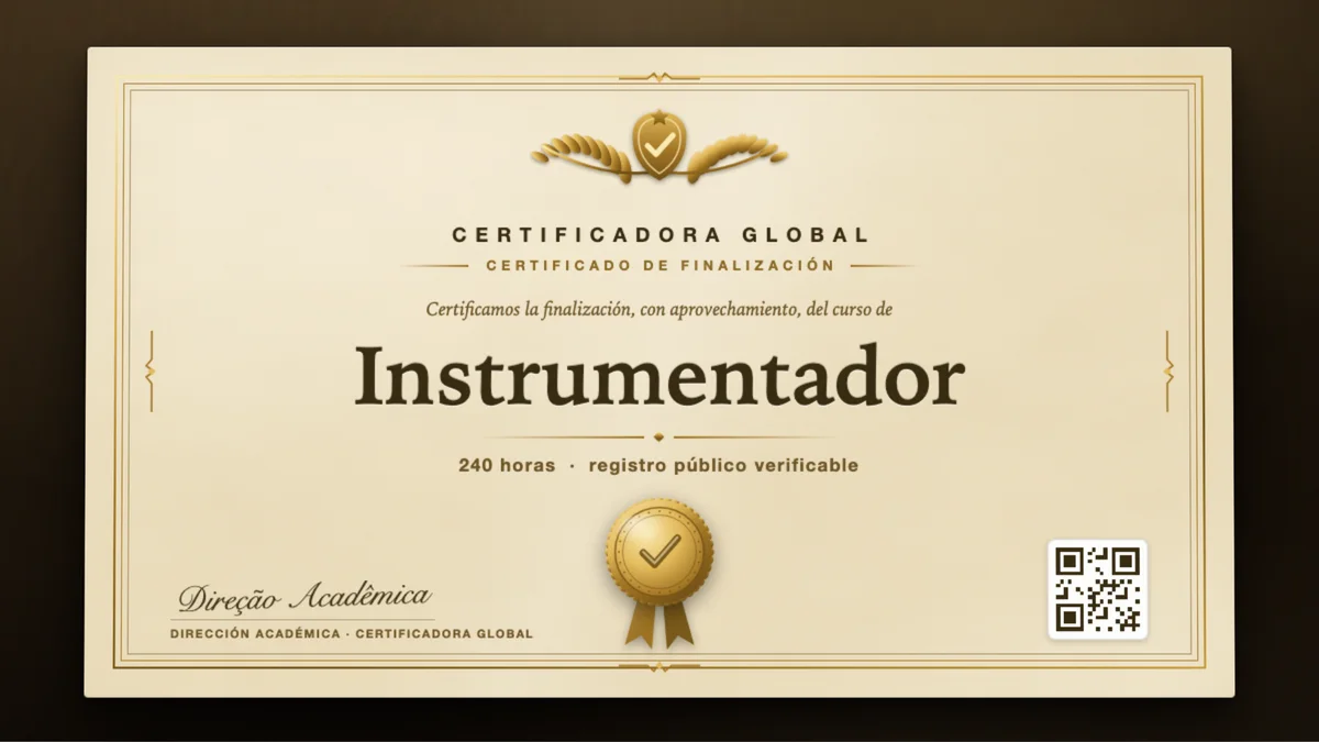 Portada del curso Instrumentador