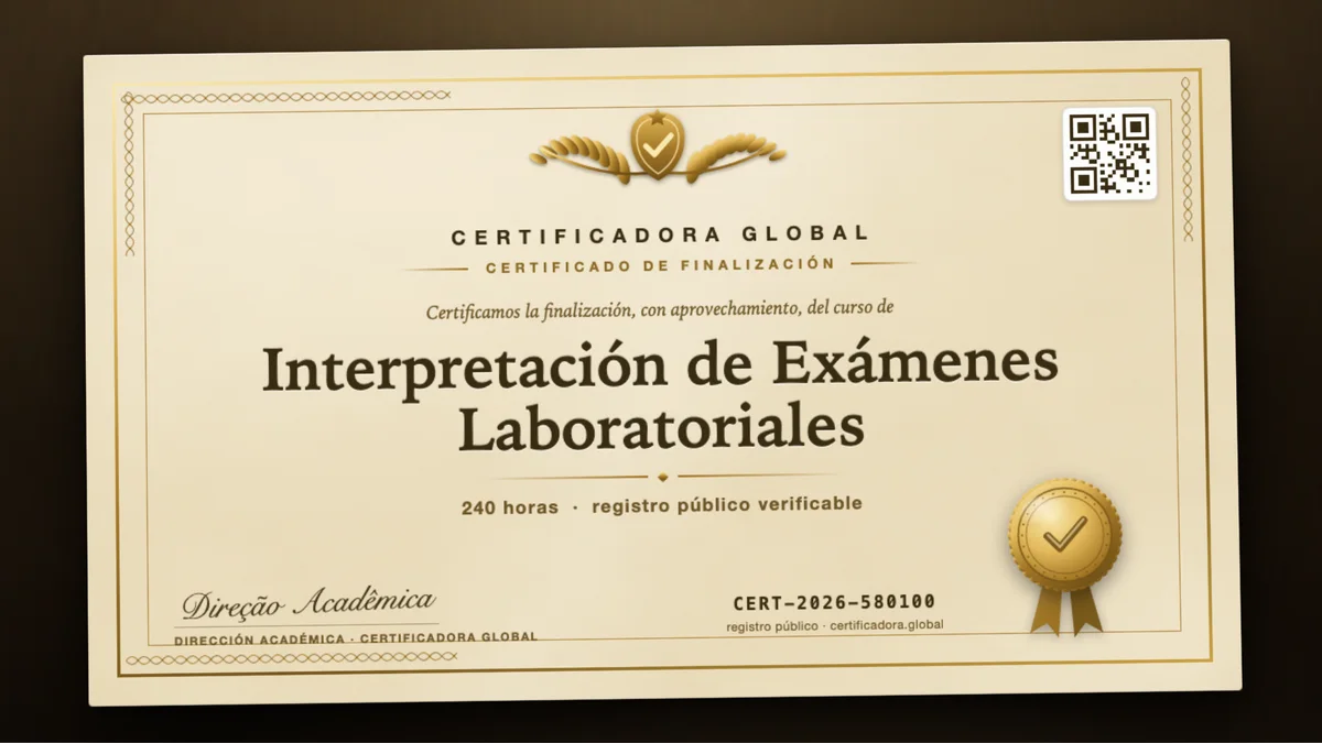 Portada del curso Interpretación de Exámenes Laboratoriales