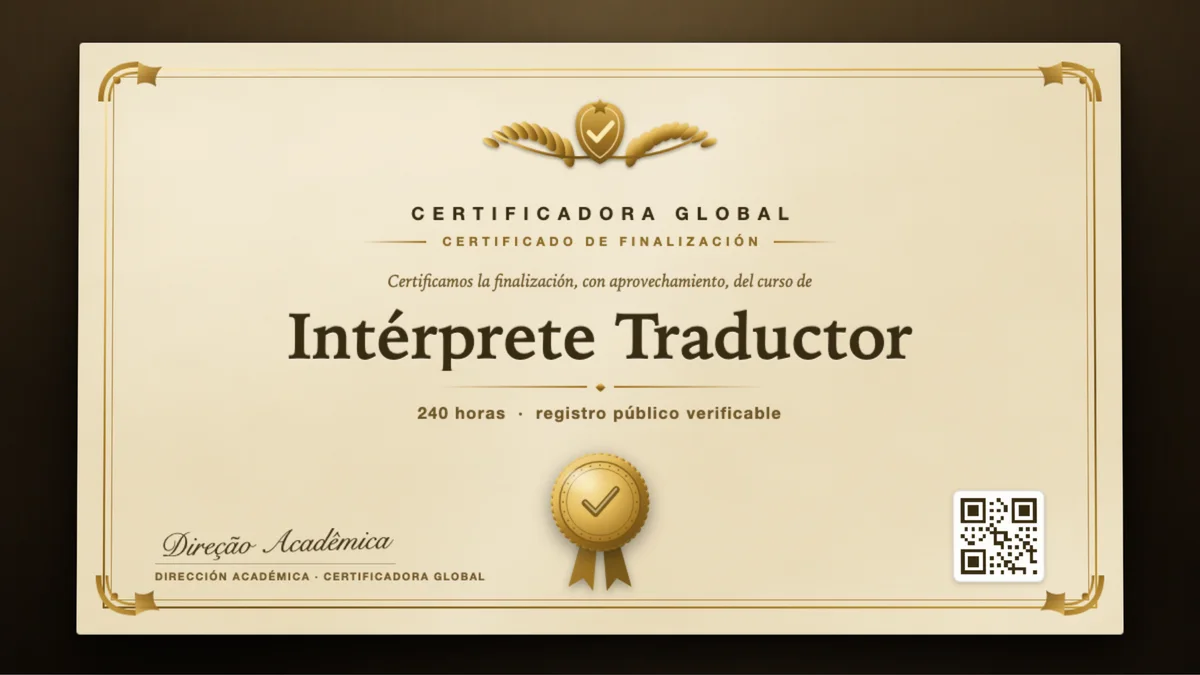 Portada del curso Intérprete Traductor
