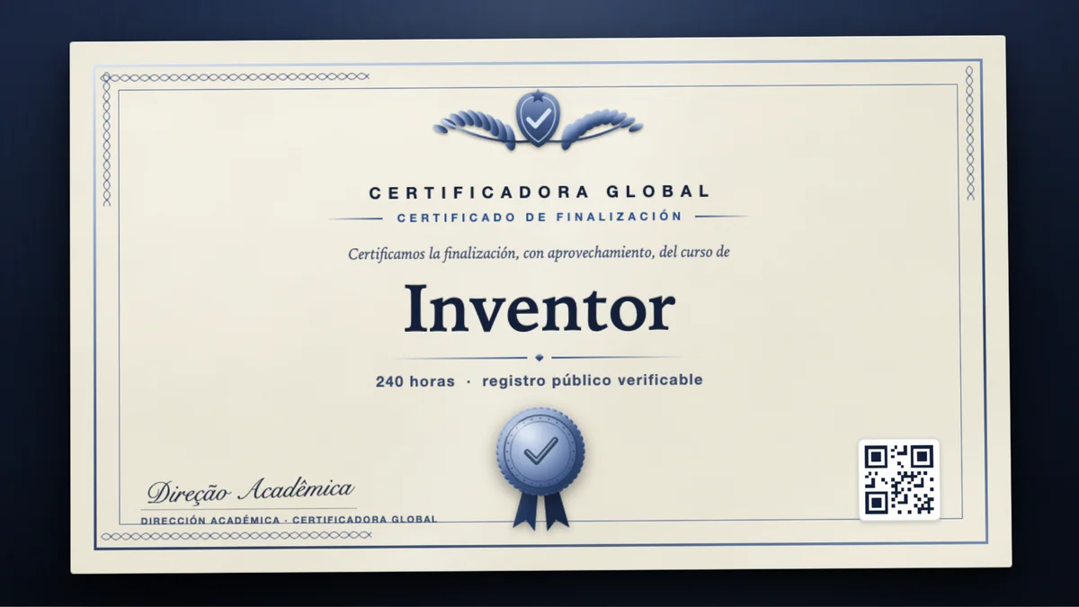 Portada del curso Inventor