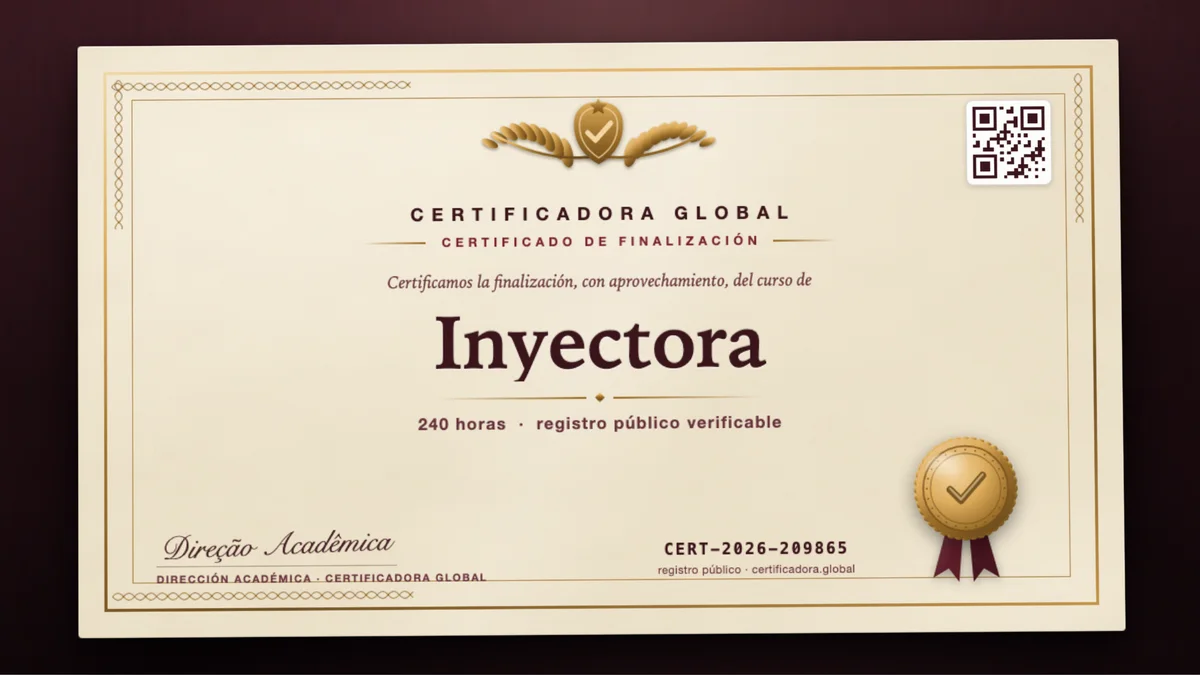 Portada del curso Inyectora