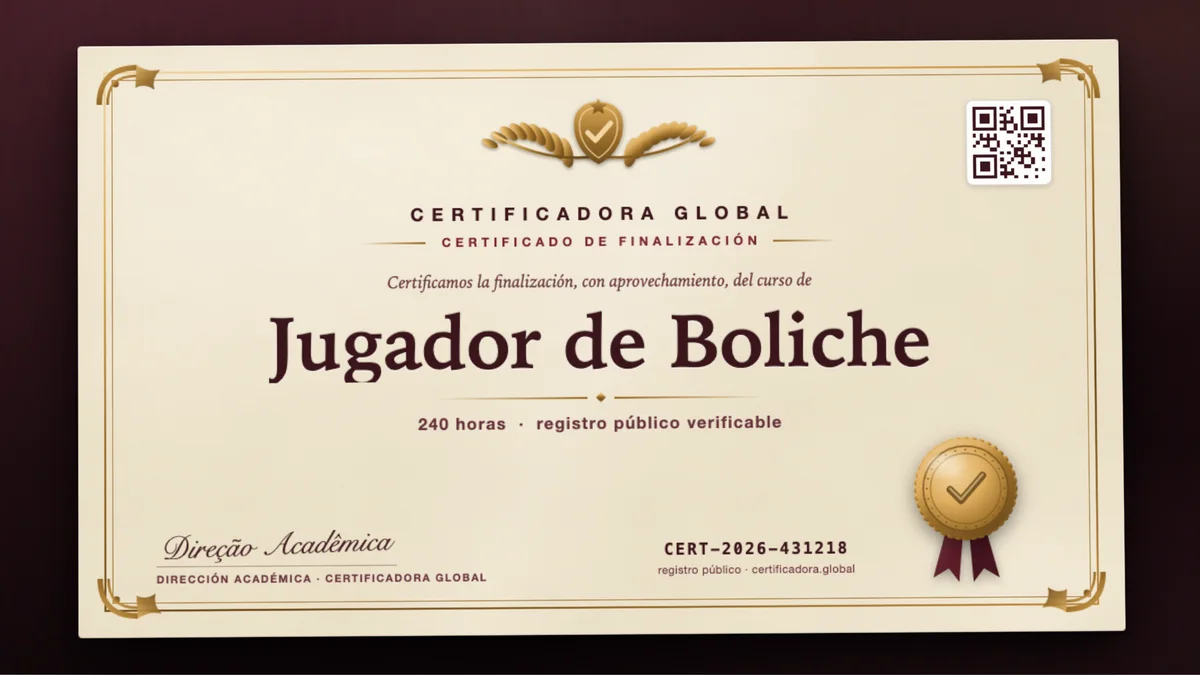 Portada del curso Jugador de Boliche