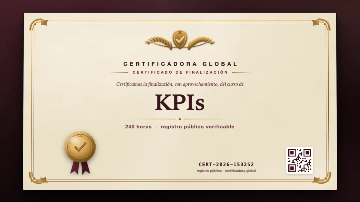 Portada del curso KPIs
