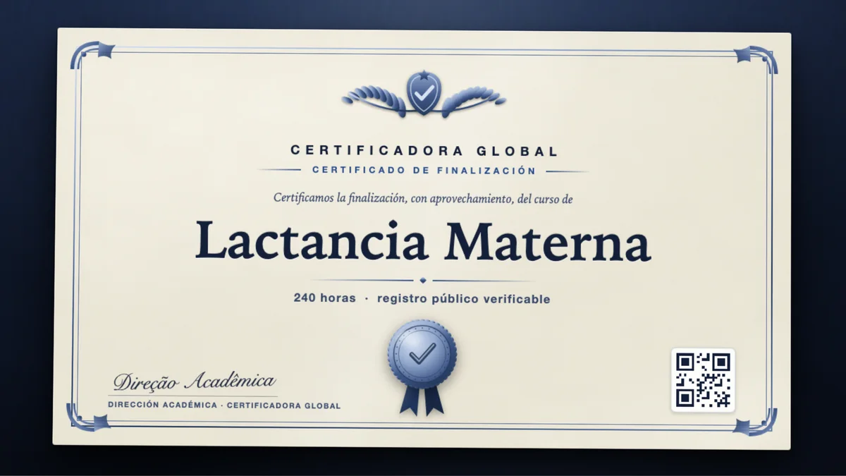 Portada del curso Lactancia Materna
