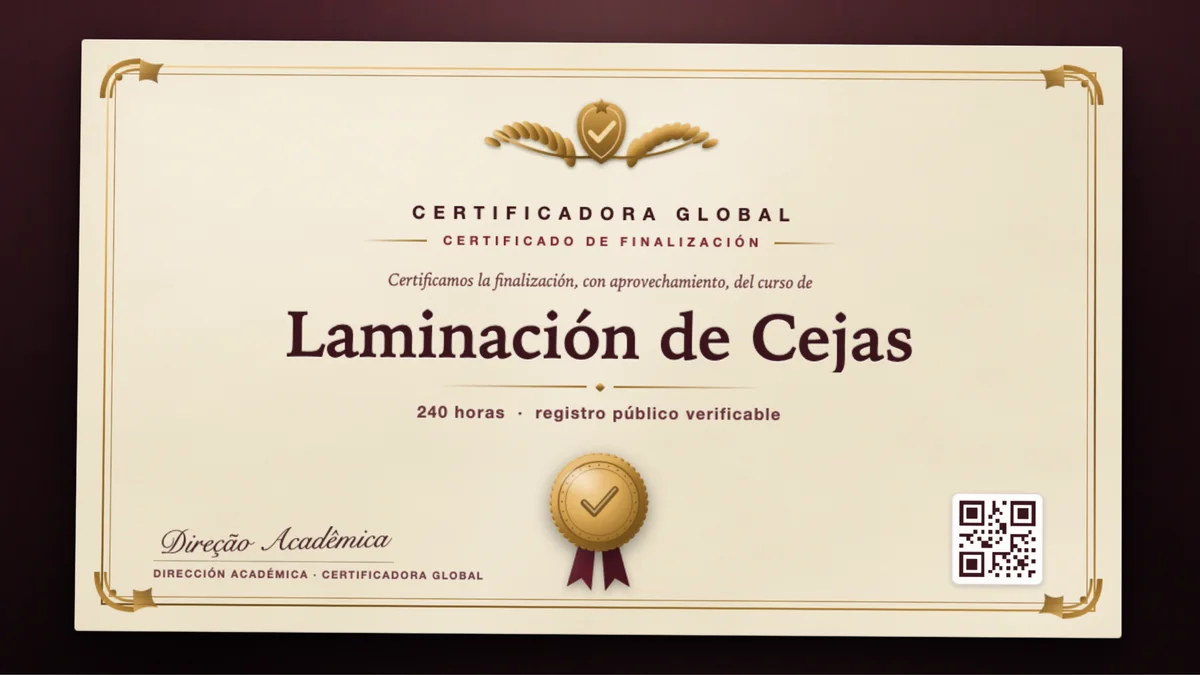 Portada del curso Laminación de Cejas