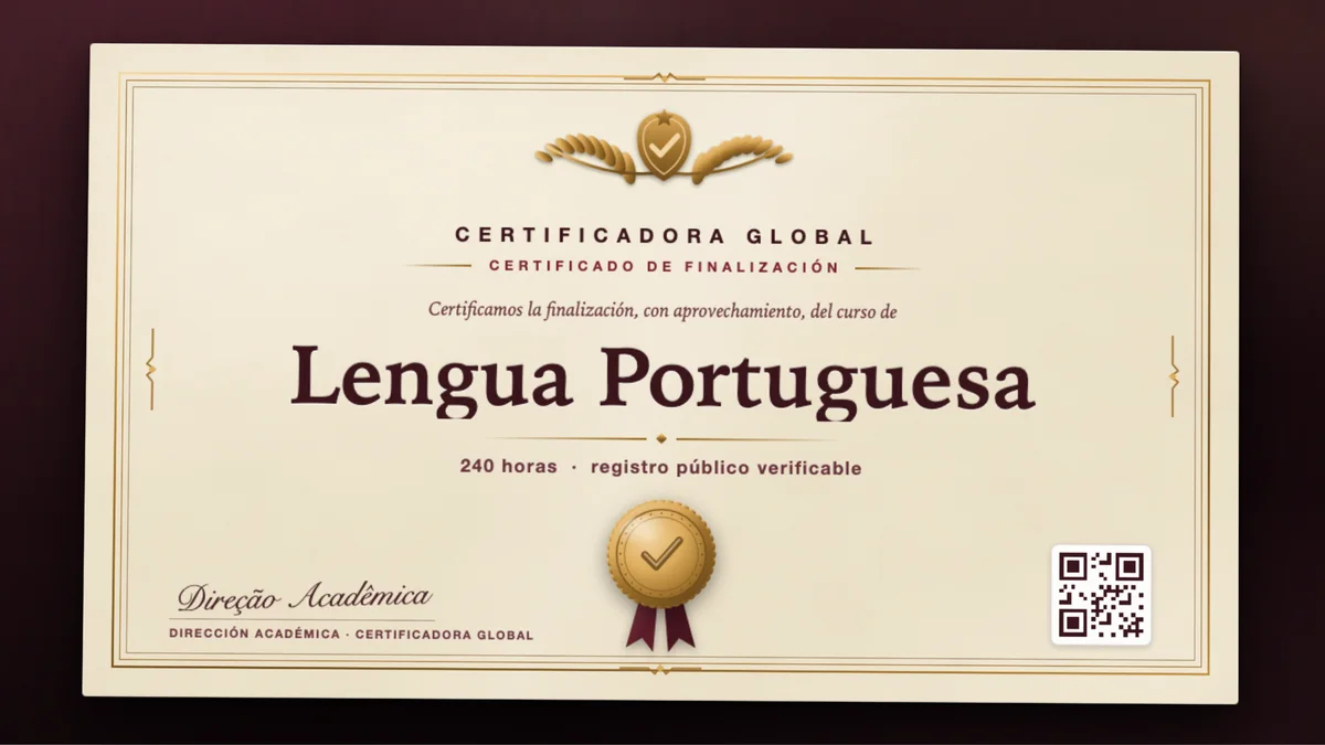 Portada del curso Lengua Portuguesa