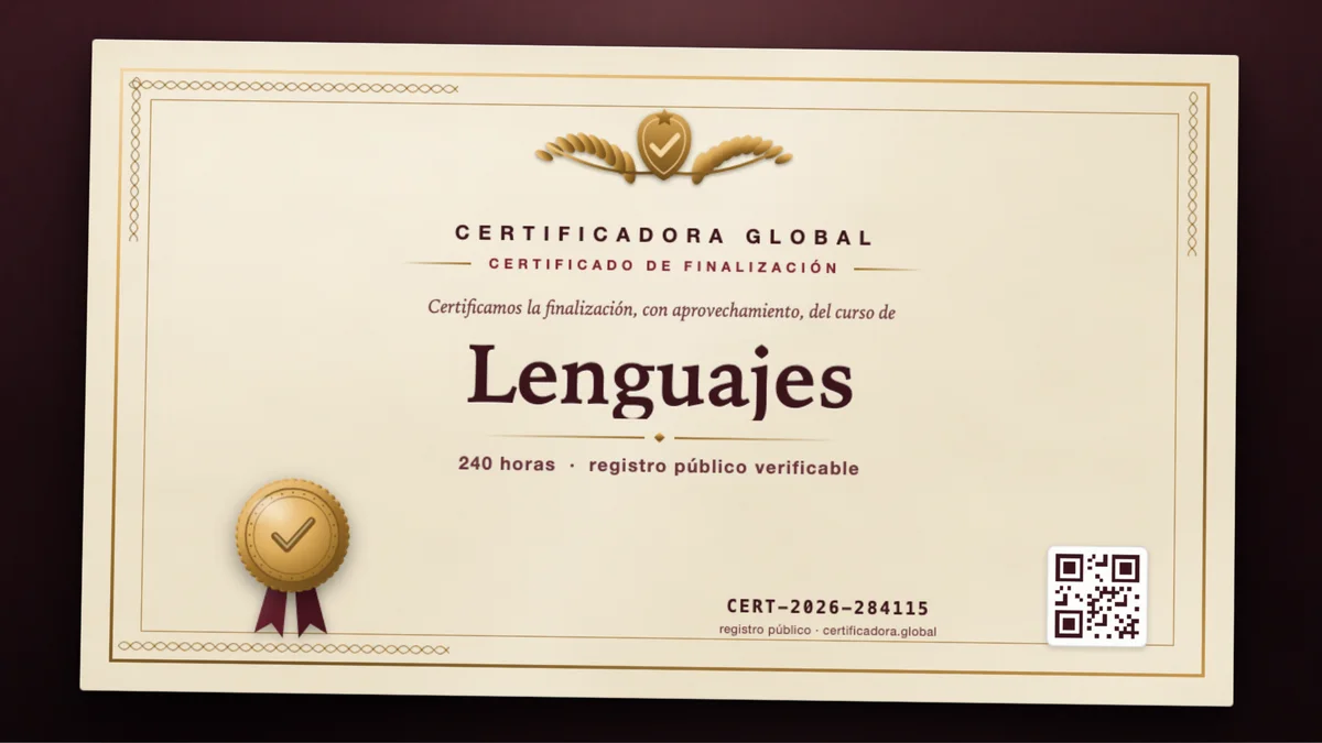 Portada del curso Lenguajes