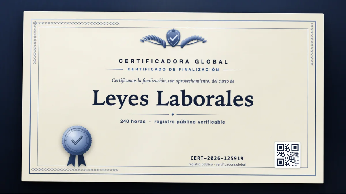 Portada del curso Leyes Laborales