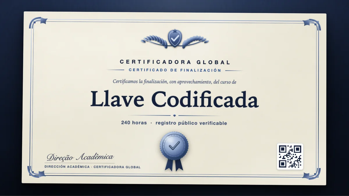 Portada del curso Llave Codificada