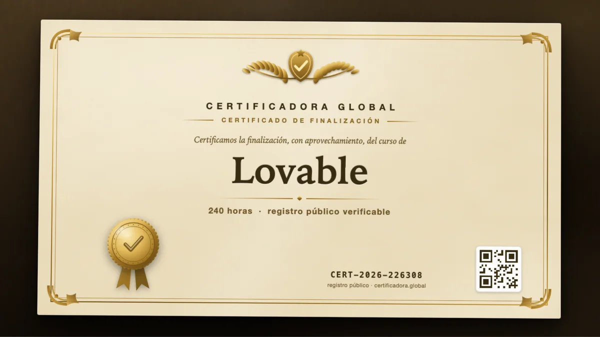 Portada del curso Lovable