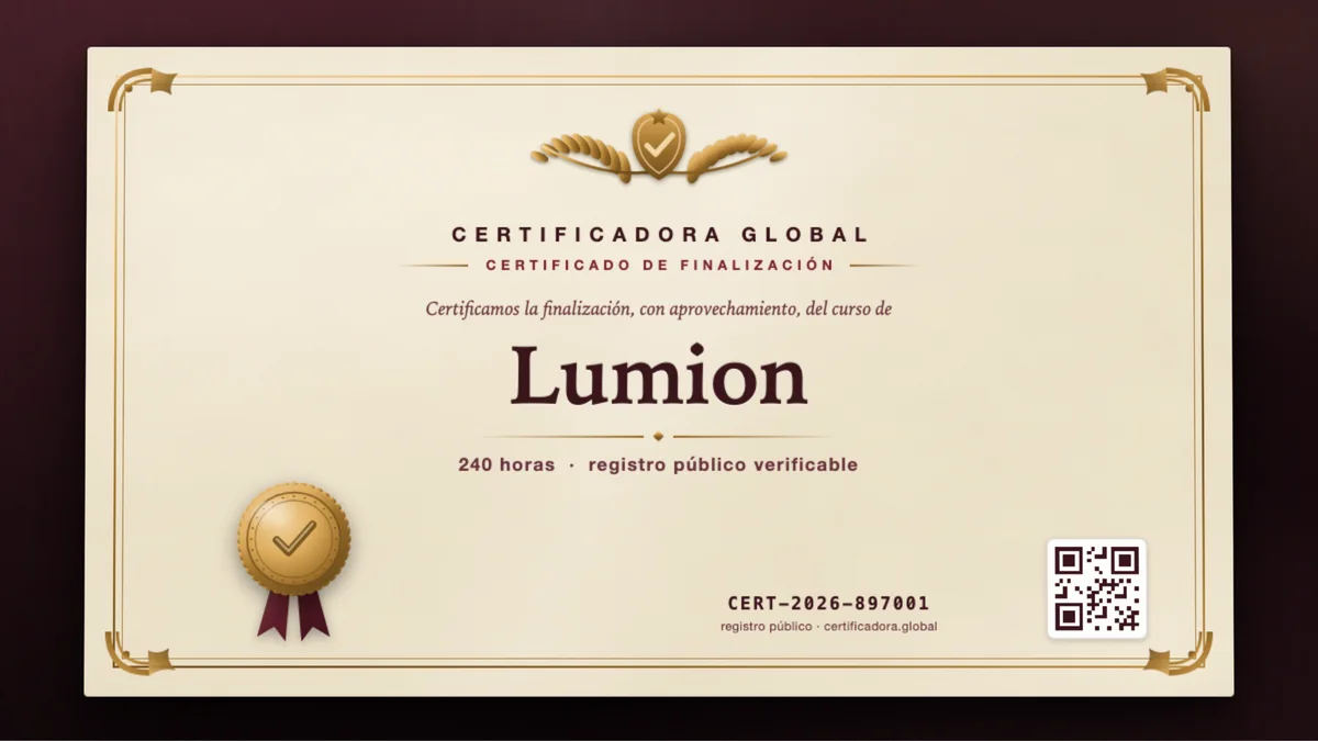 Portada del curso Lumion