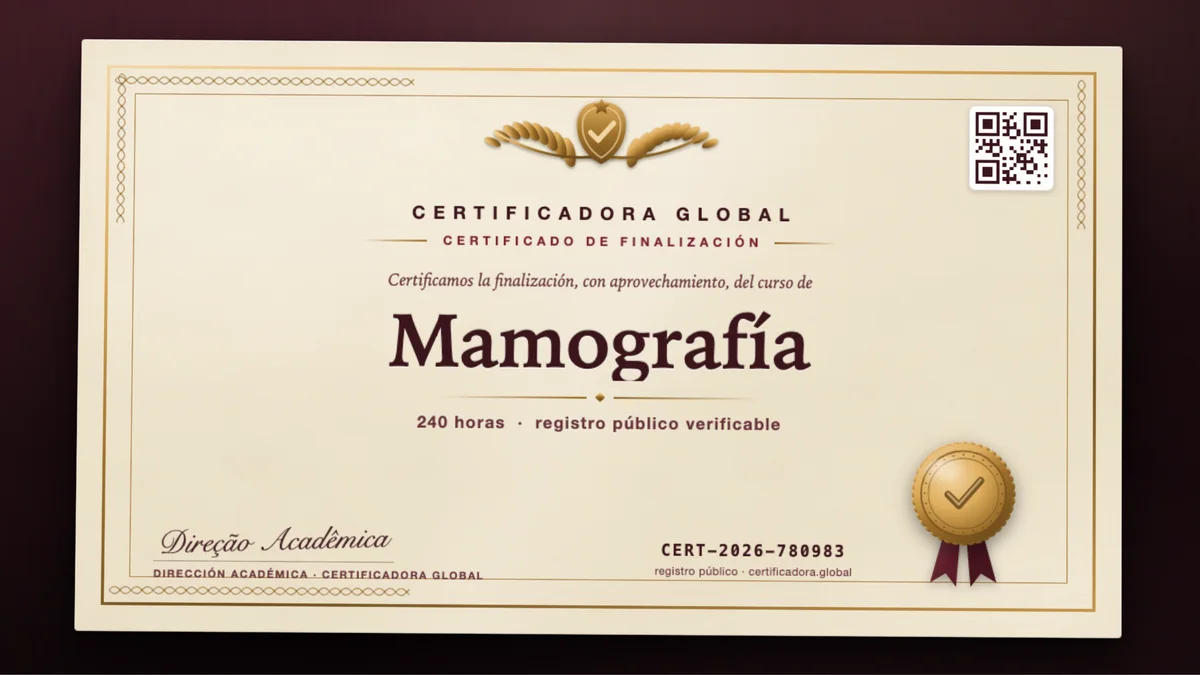 Portada del curso Mamografía