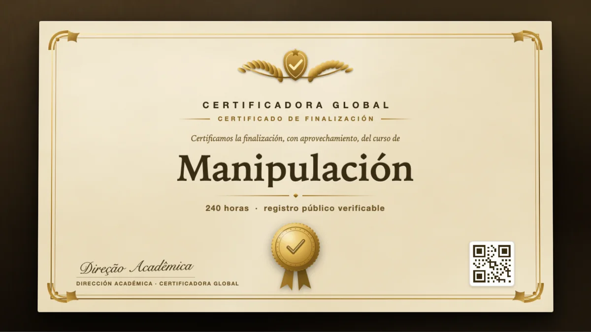 Portada del curso Manipulación