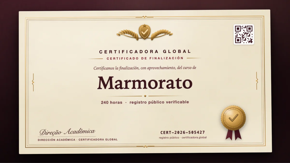 Portada del curso Marmorato