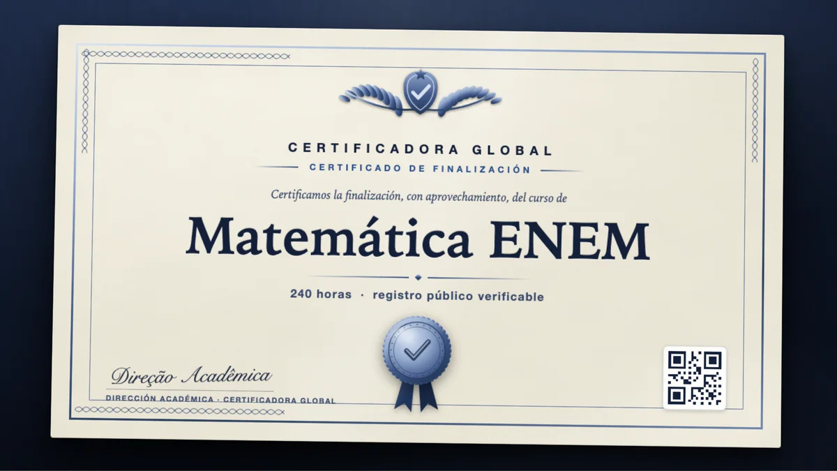 Portada del curso Matemática ENEM