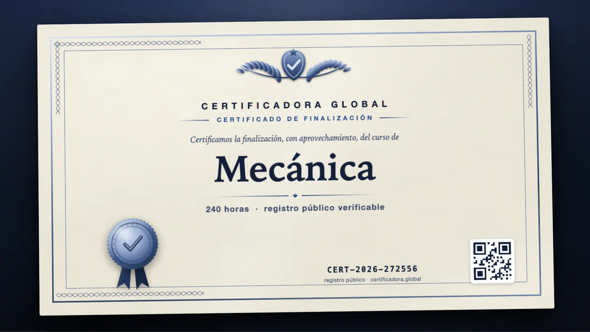 Portada del curso Mecánica