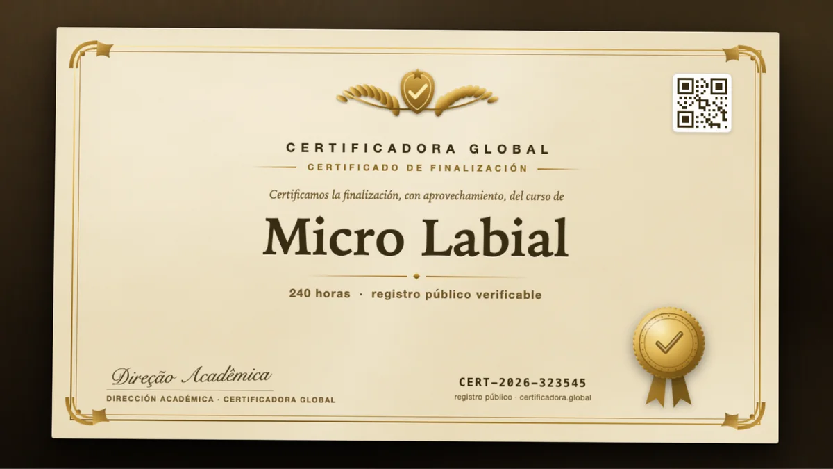 Portada del curso Micro Labial